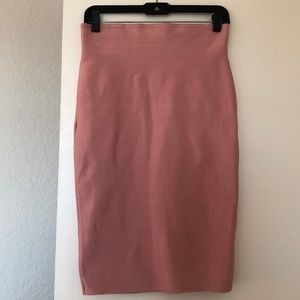 Pink tight bandage skirt!!